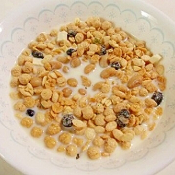 トリプル大豆 豆乳 大豆 大豆グラノーラ レシピ 作り方 By ドキンちゃん0298 楽天レシピ トリプル大豆 豆乳 大豆 大豆グラノーラ レシピ 作り方 By ドキンちゃん0298 楽天レシピ